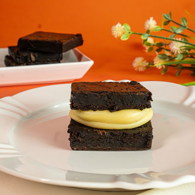 Sanduba Brownie - Brigadeiro Branco