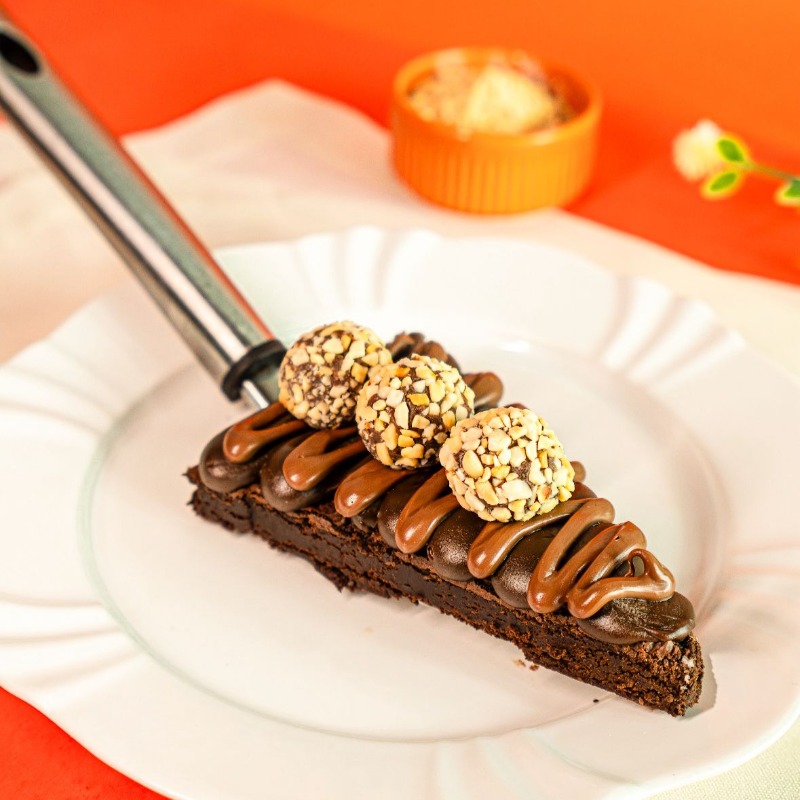 Pizza Brownie -  Choco Amendoim
